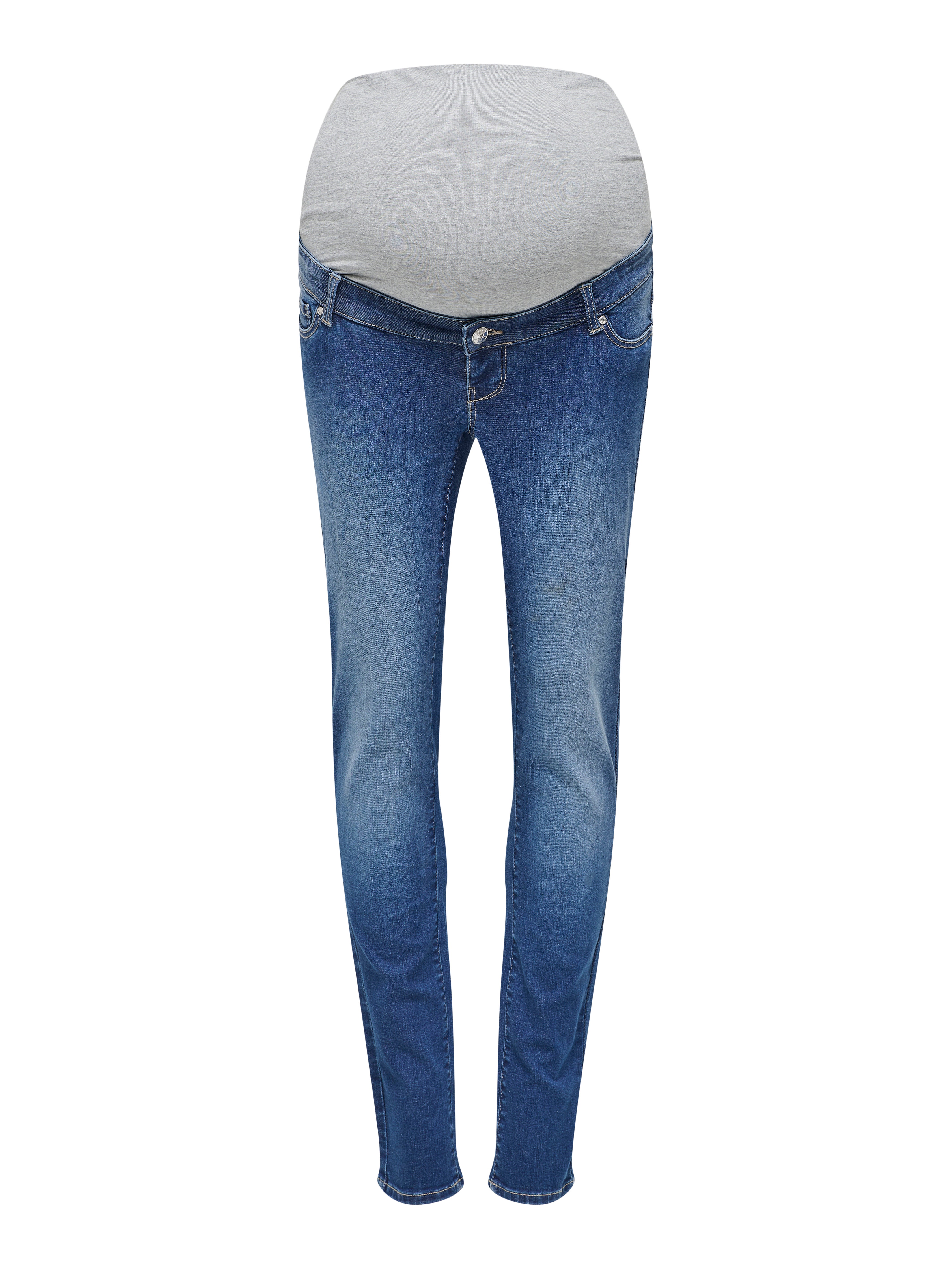 OLMROSE Hohe Taille Skinny Fit Jeans Medium Blue Denim