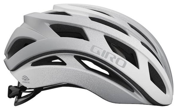 Casque Route Giro Helios Spherical MIPS Blanc / Argent Mat