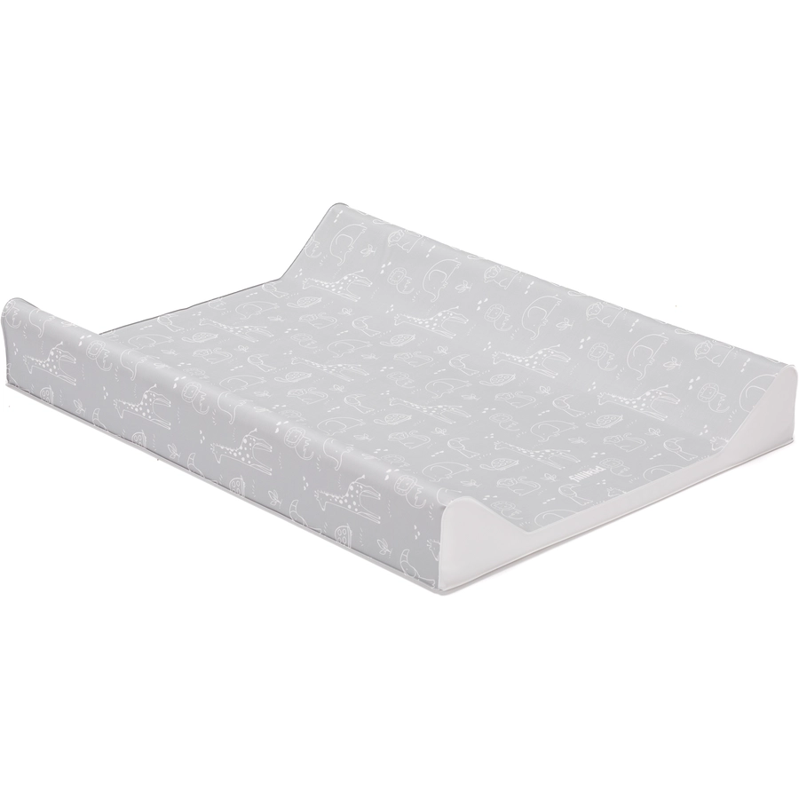 fillikid Wickelauflage 2-keil Safari Grau 50x65 cm