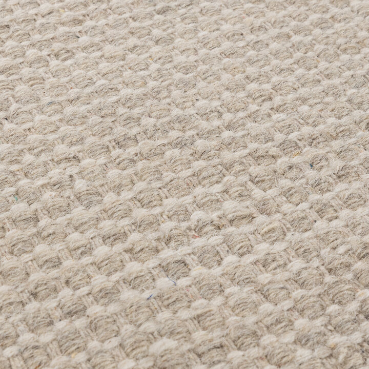 Organisch vloerkleed - Bliss Creme/Wit