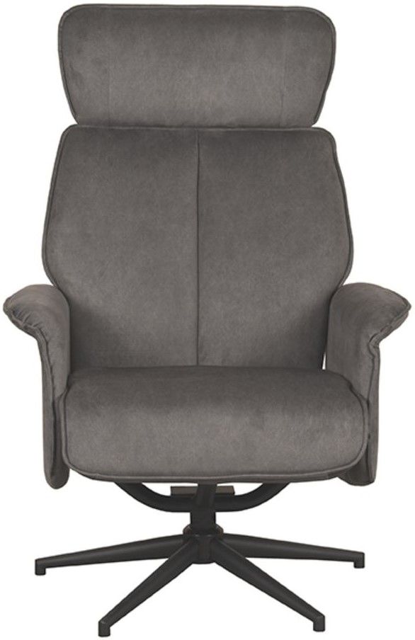 Relaxfauteuil Antraciet Cosmo CH-73.026 Verdal B77 x D79 x H109 cm