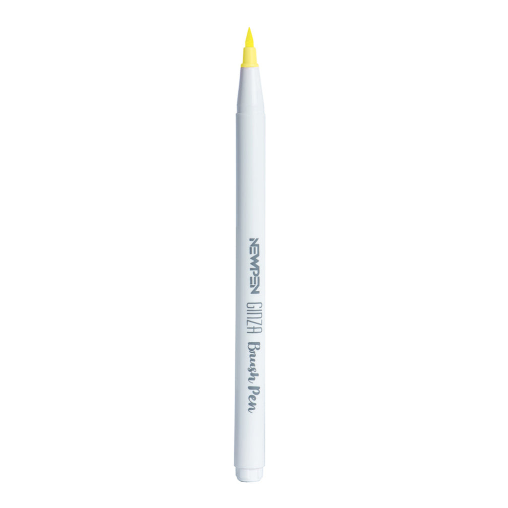 Marcador Ginza Pro Brush Pen Baunilha Newpen