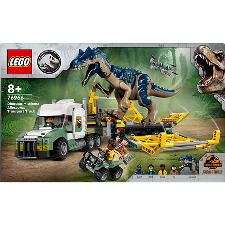 LEGO Jurassic World Dinosaurmissioner: Allosaurus-transportvogn 76966