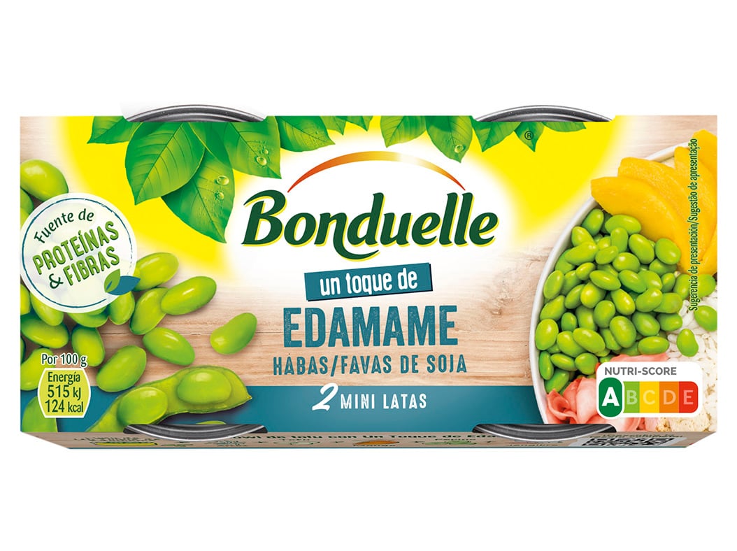 EDAMAME FAVAS SOJA BONDUELLE 80(65)G