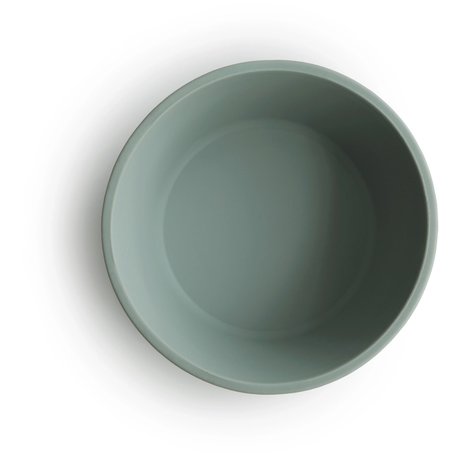 mushie Silikonschüssel mit Saugfuß Cambridge Blue