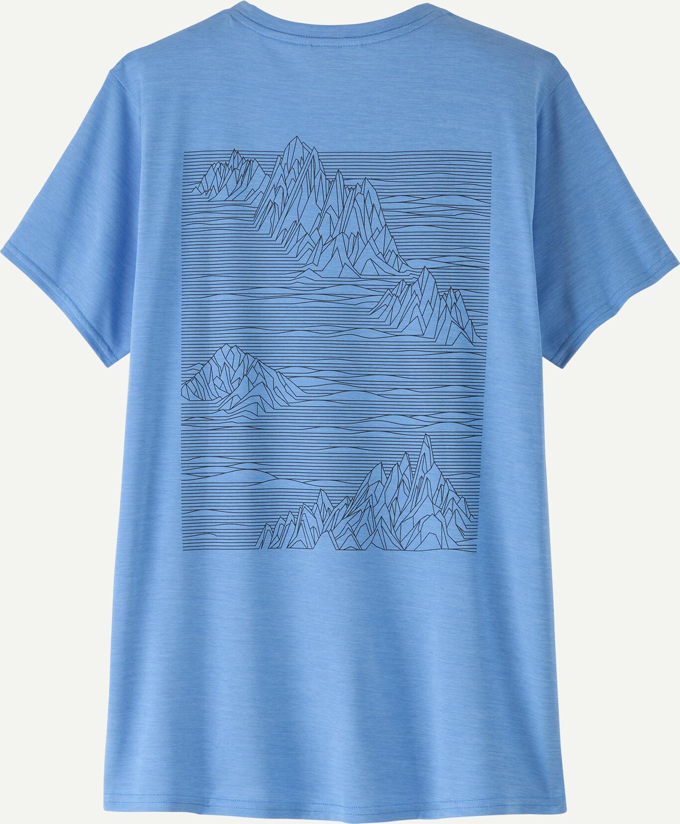Capilene Cool Daily Graphic Shirt Dame Strataspire: Abundant Blue X-Dye