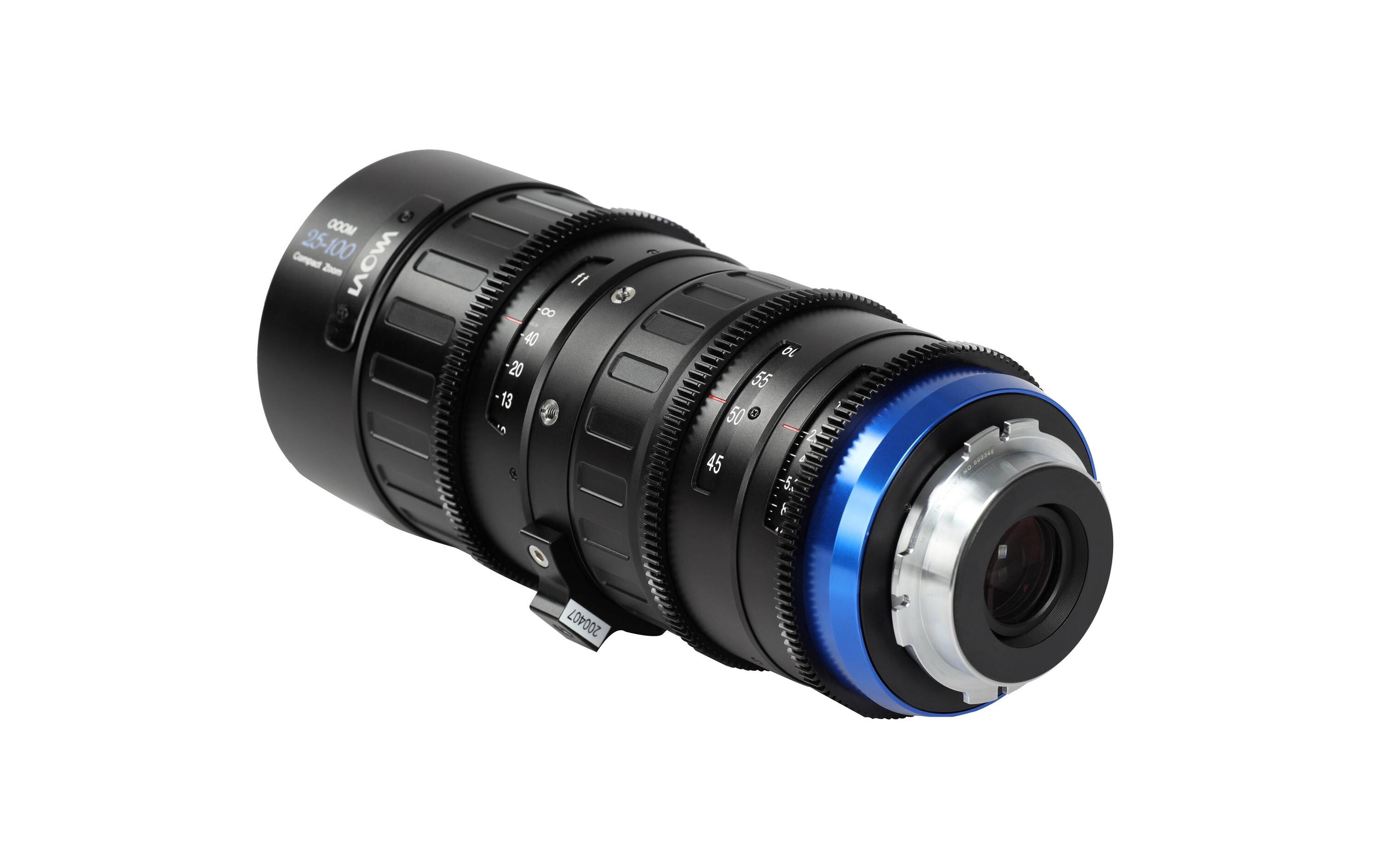 Zoomobjektiv OOOM 25-100 mm T/2.9 Cine (Feet) Arri PL<br>Festbrennweite mit umfassendem 4x Zoombereich