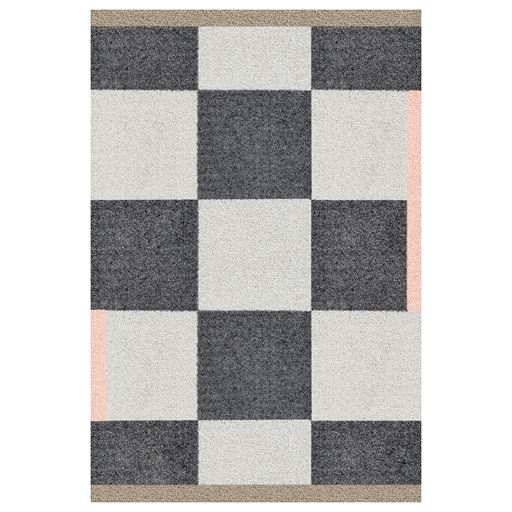 Mette Ditmer Square All-Round Gulvtæppe, Dark Grey, 55x80 cm