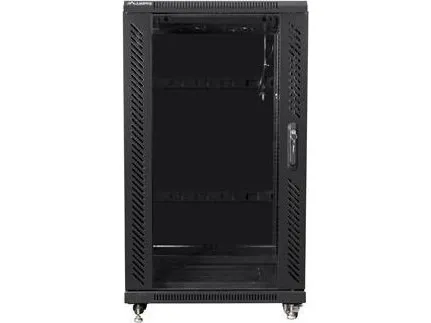 Lanberg - Rack kabinet - sort, RAL 9004 - 22U - 19