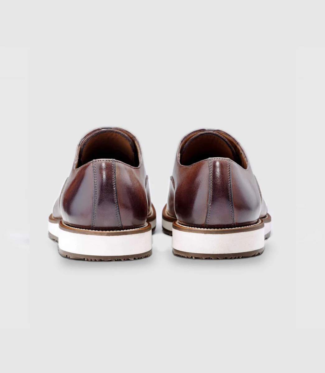 Sneakers couture marron 