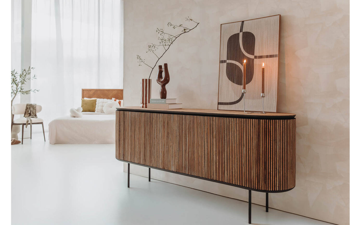 Goossens dressoir Adel in teak