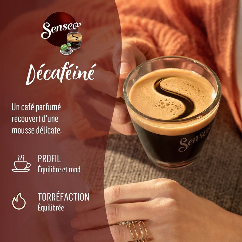 Dosettes de café Senseo Décaféiné - Paquet de 40