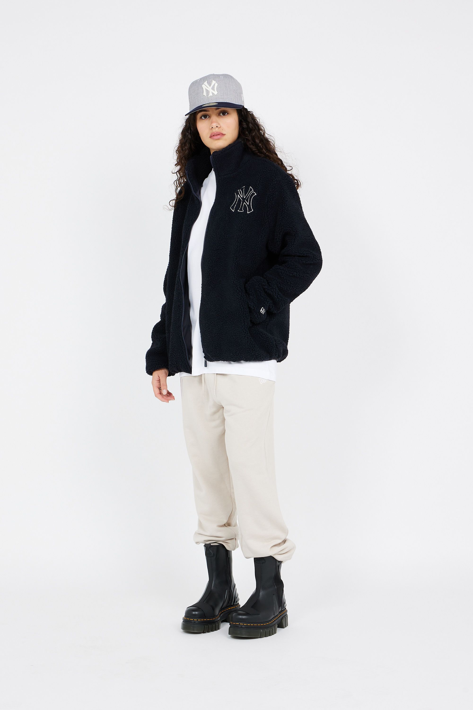 NEW ERA Veste  MLB SHERPA JKT NEW ERA Bleu