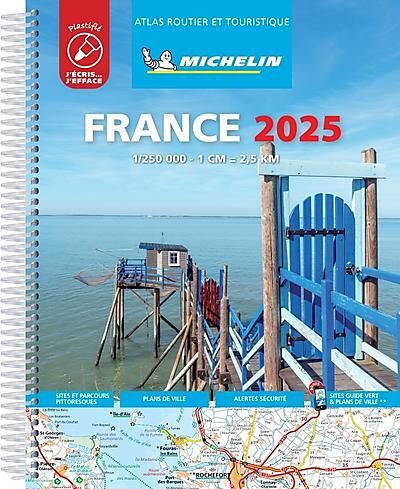 MICHELIN - ATLAS FRANCE PLASTIFIE 2025