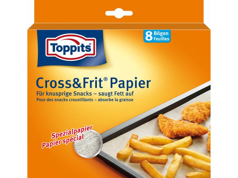 Toppits Backpapier Cross&Fit 8 Stück Saugfähiges Backpapier