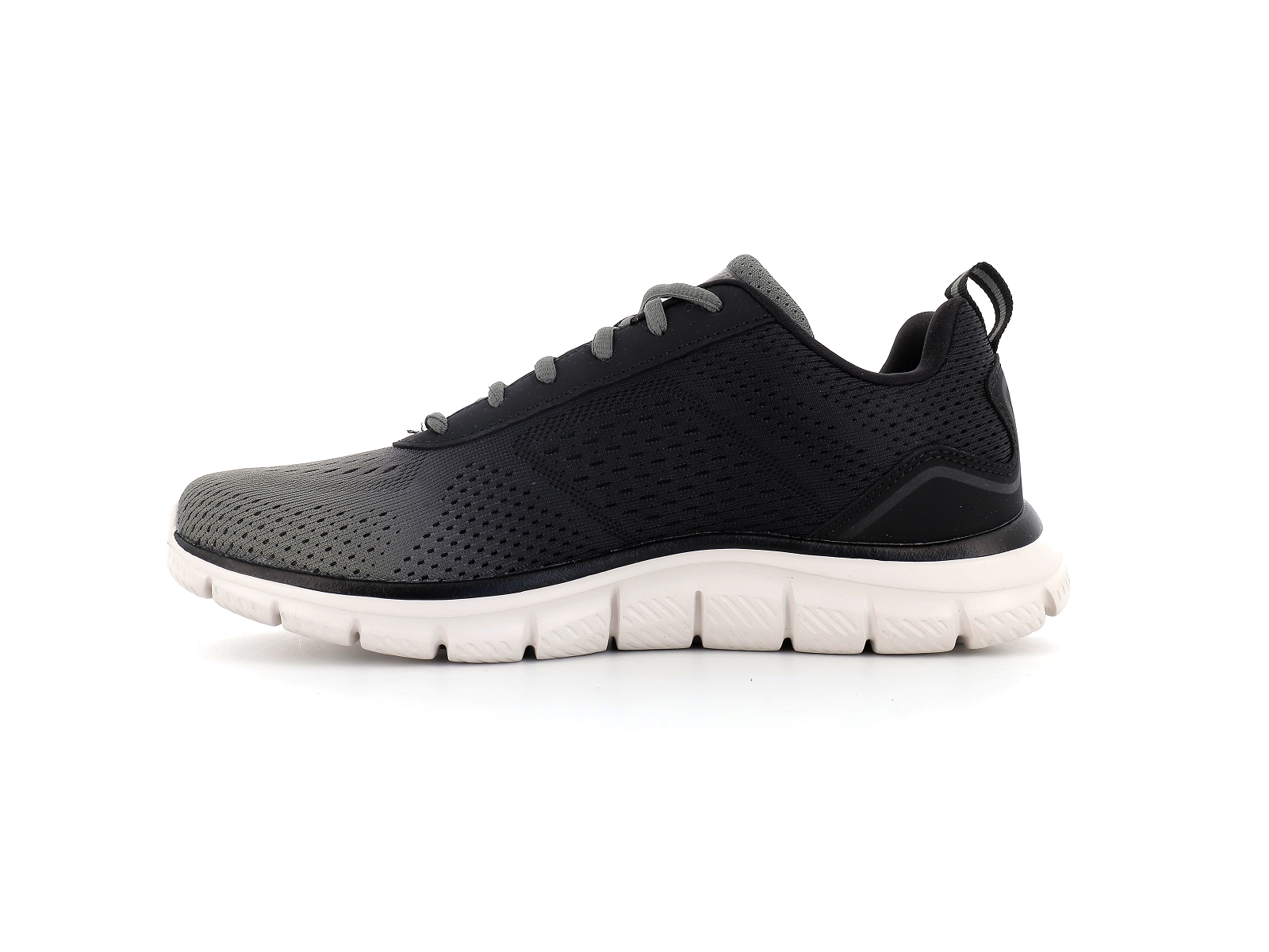 Skechers-TRACK RIPKENT Matières combinées Kaki