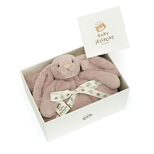 JELLYCAT Bashful Luxe Kanin Tæppe, Rosa