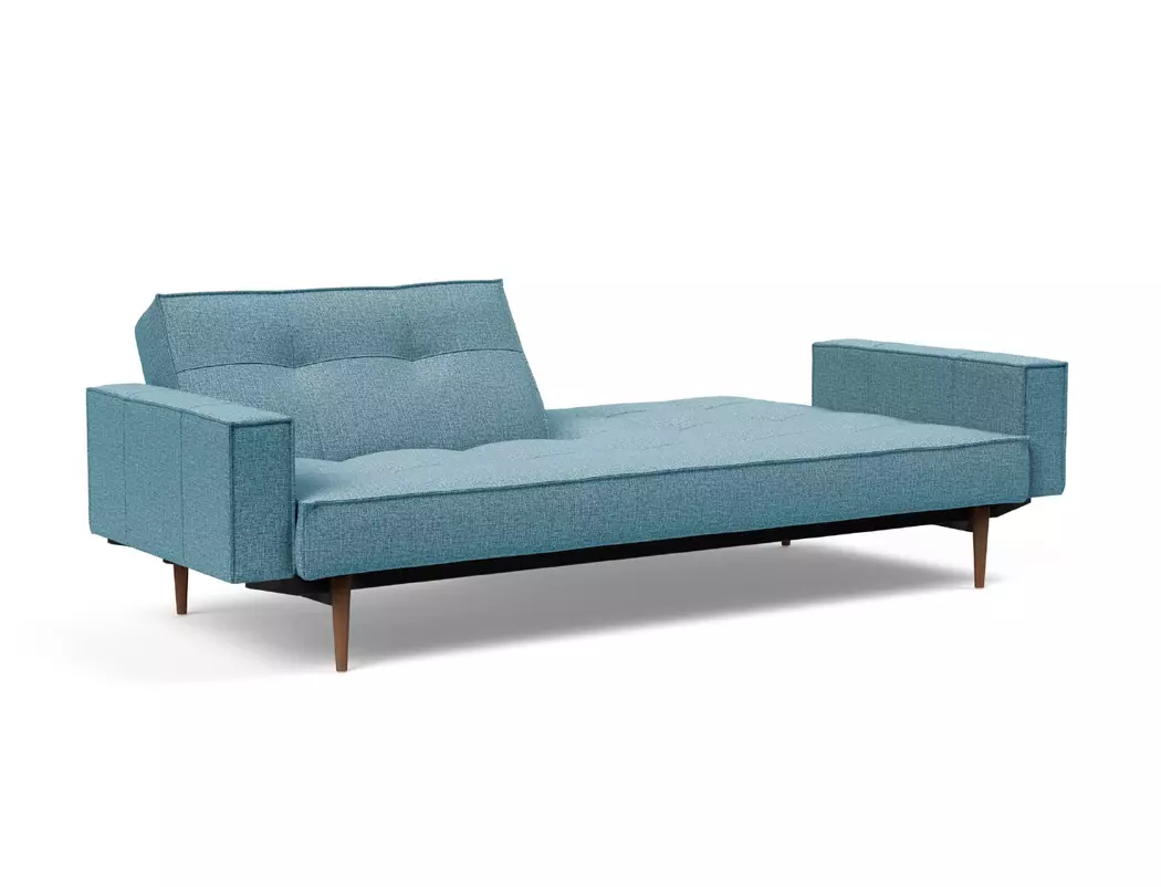 Schlafsofa mit Armlehnen Splitback Styletto dunkel