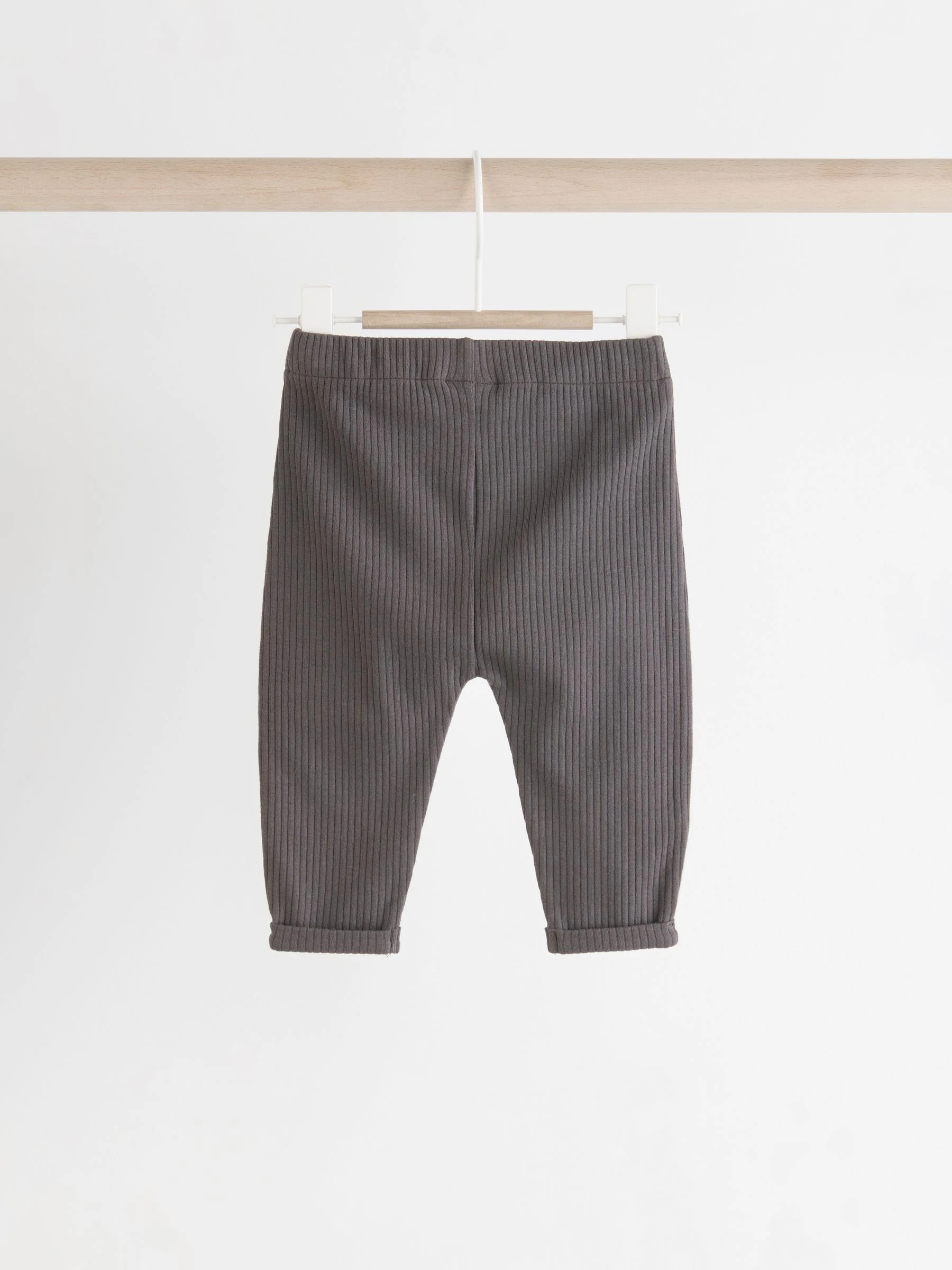Zwart/wit - Babyset met gebreid vest, top en legging (0mnd-2jr)