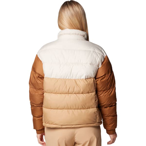 Doudoune ski COLUMBIA PIKE LAKE II CROPPED JACKET W CANOE/CHALK/CAMEL BROWN
