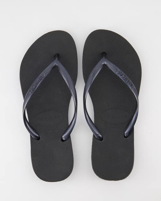 Havaianas Slim Zehentrenner in Schwarz