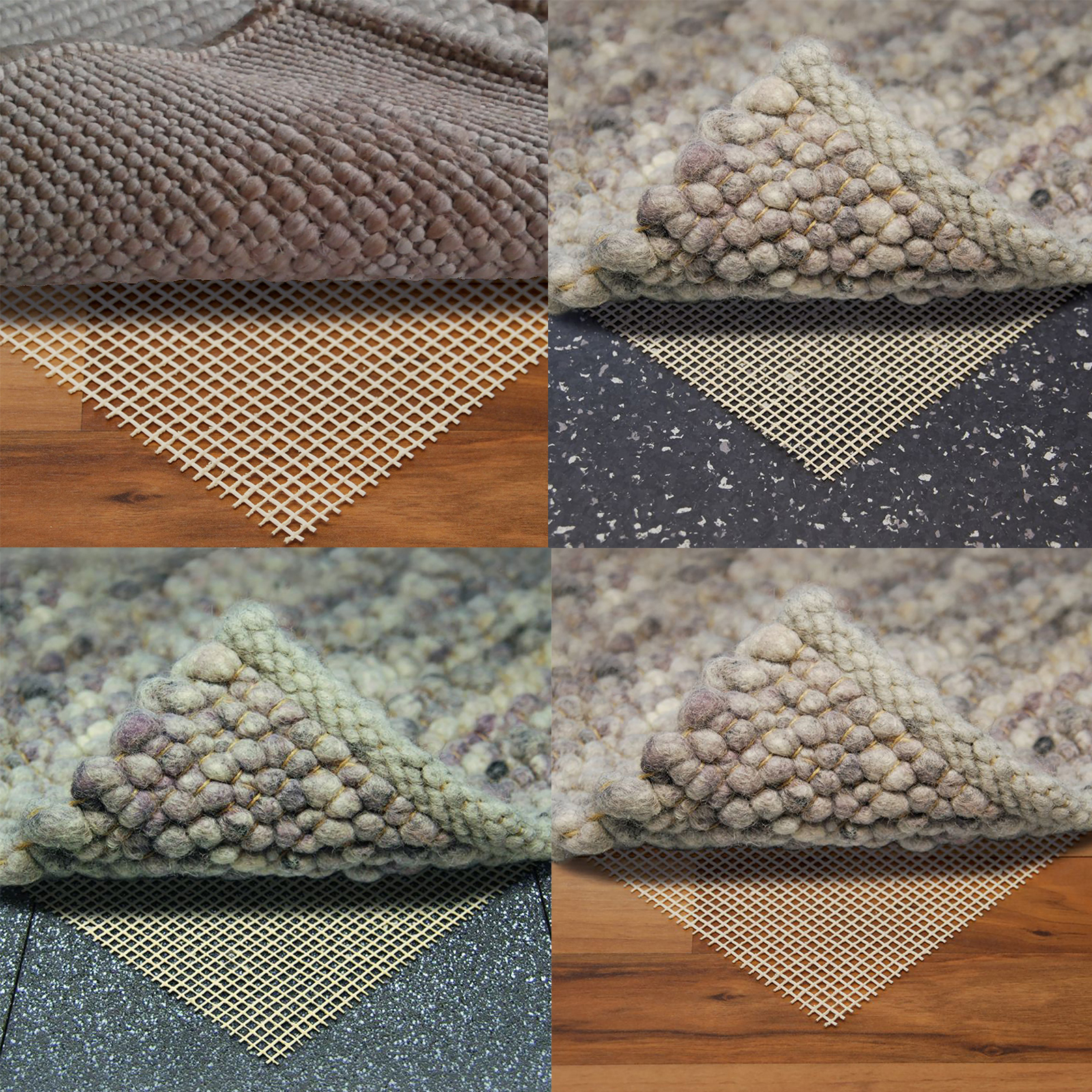 Teppich Antirutschmatte NATUR STOP PLUS - beige - 60x120 cm