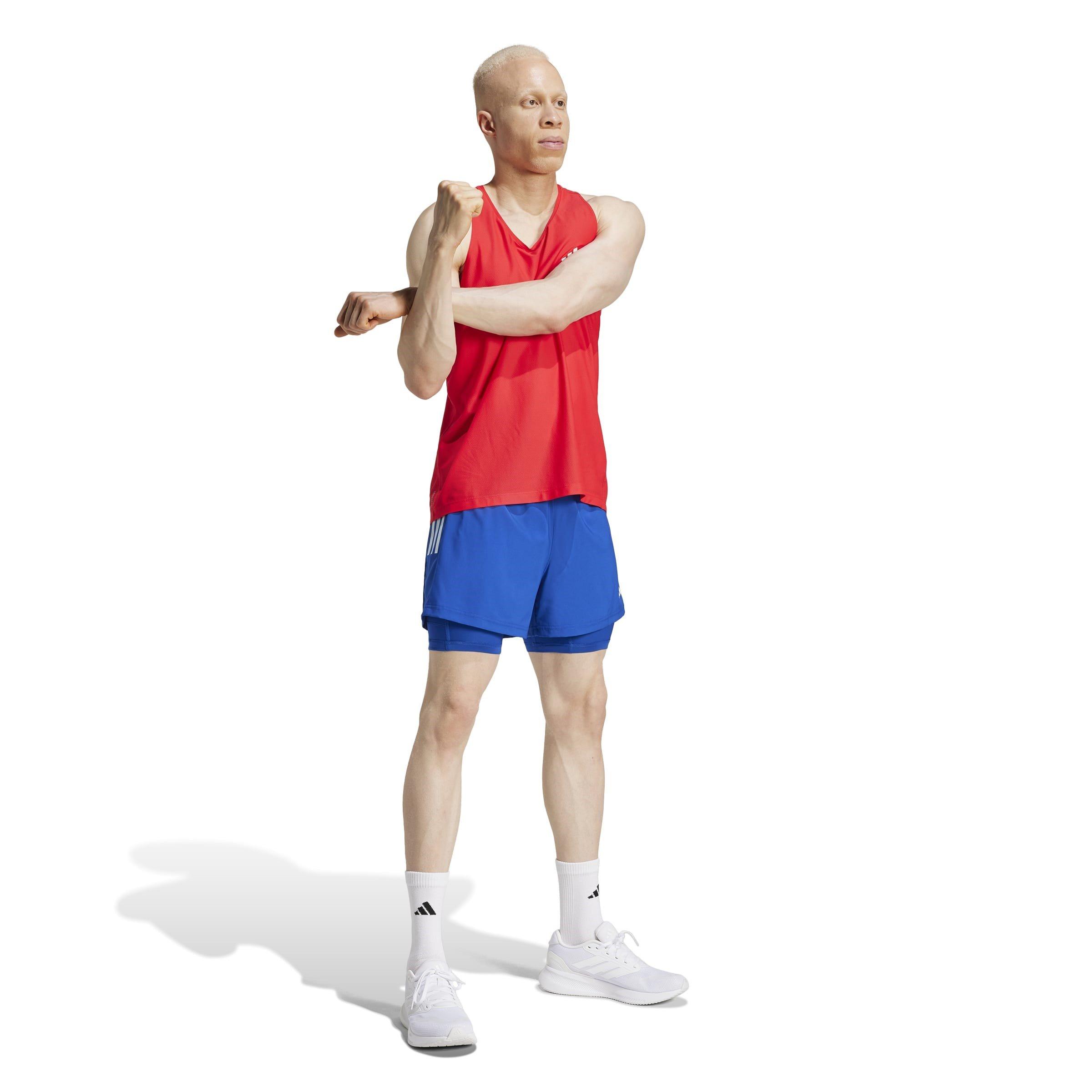 adidas Own the Run 2 in 1 Running Shorts Mens