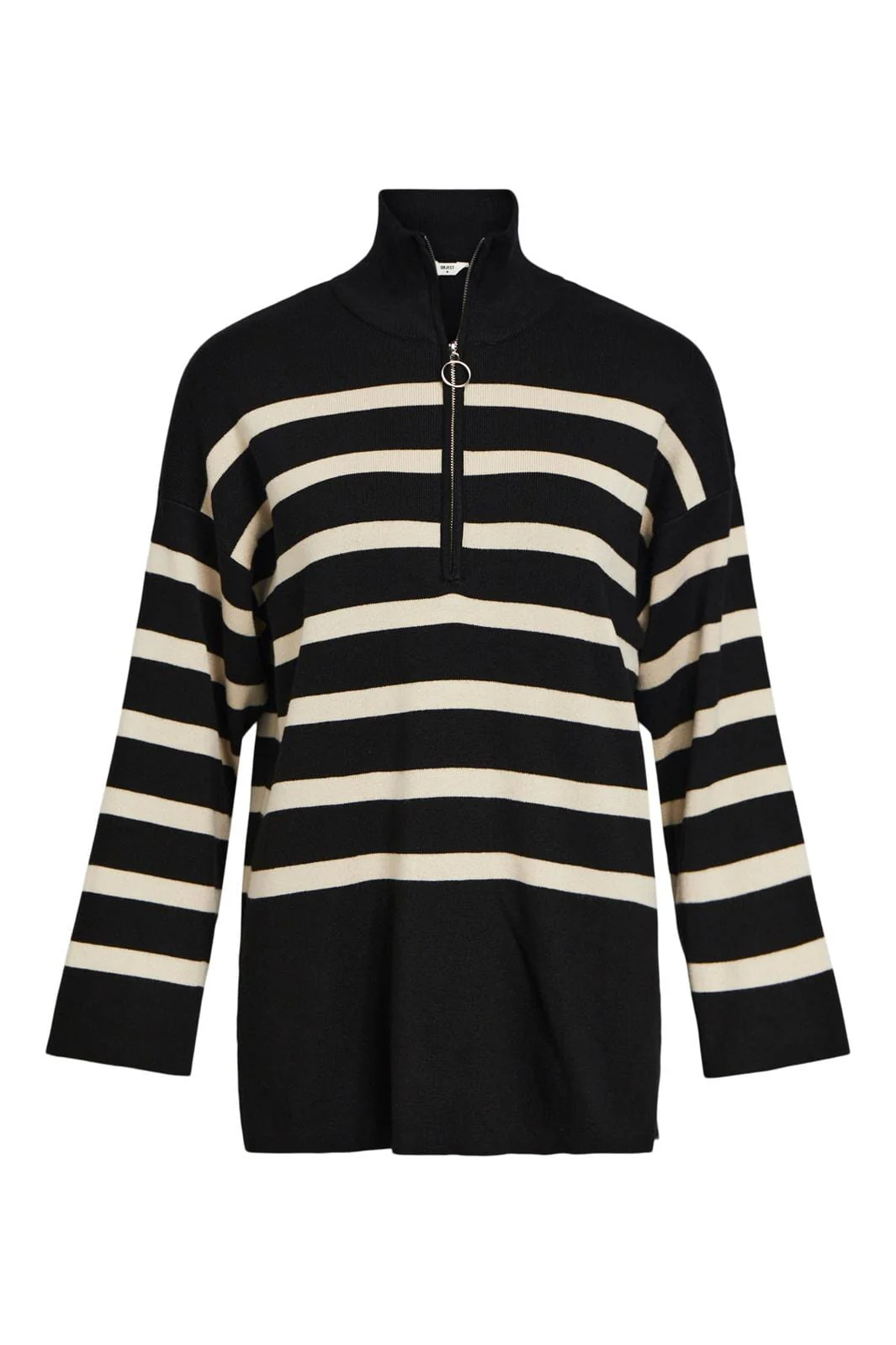 Object Objester L/S Knit Zip Pullover