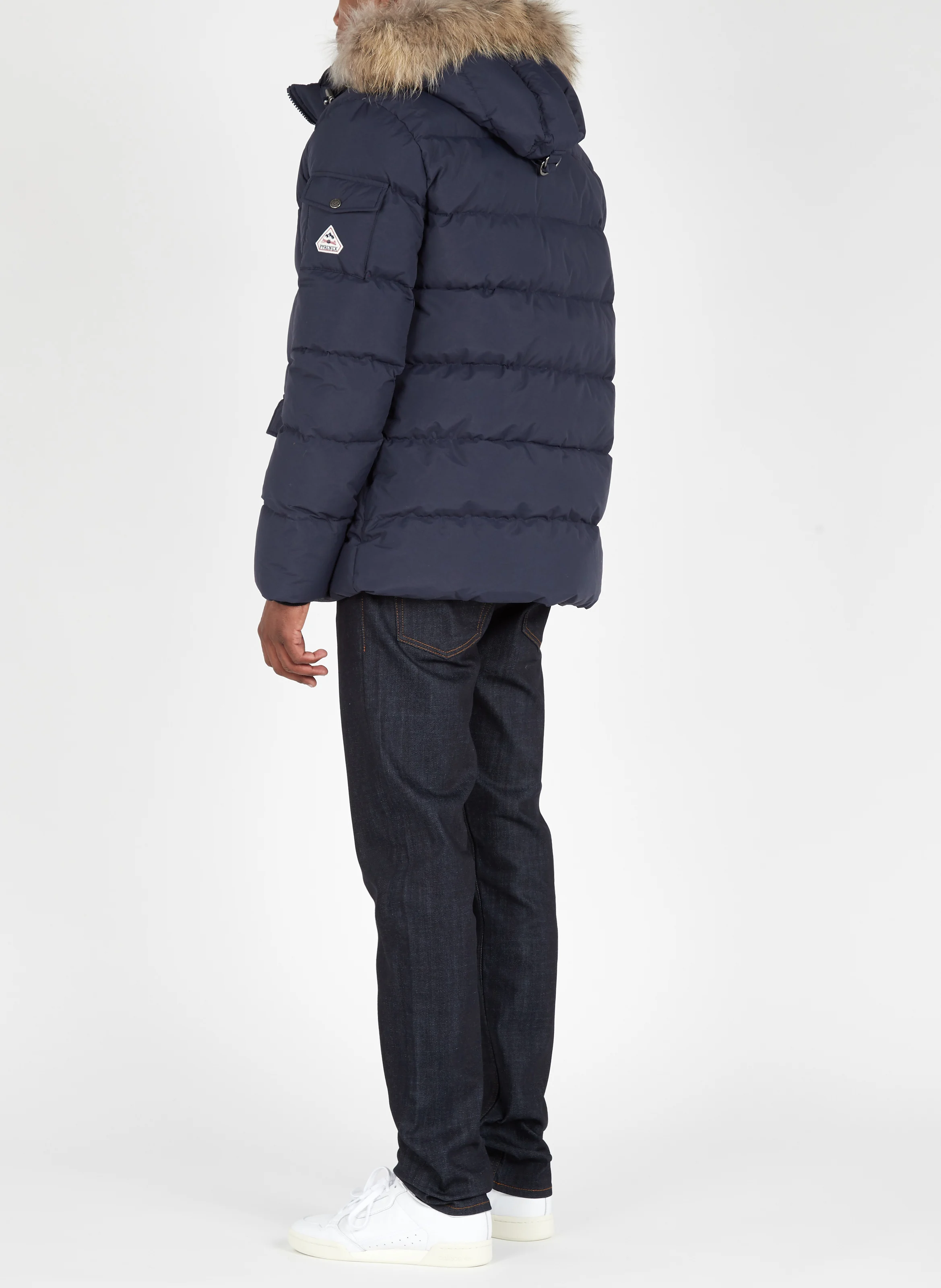 Jean droit en coton | Bleu