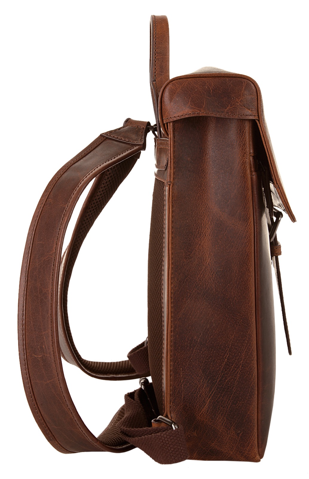 X-Zone Laptoprucksack echt Leder