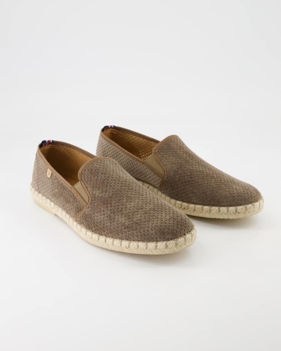 Verbenas Tom Hole Micro Espadrilles in Braun