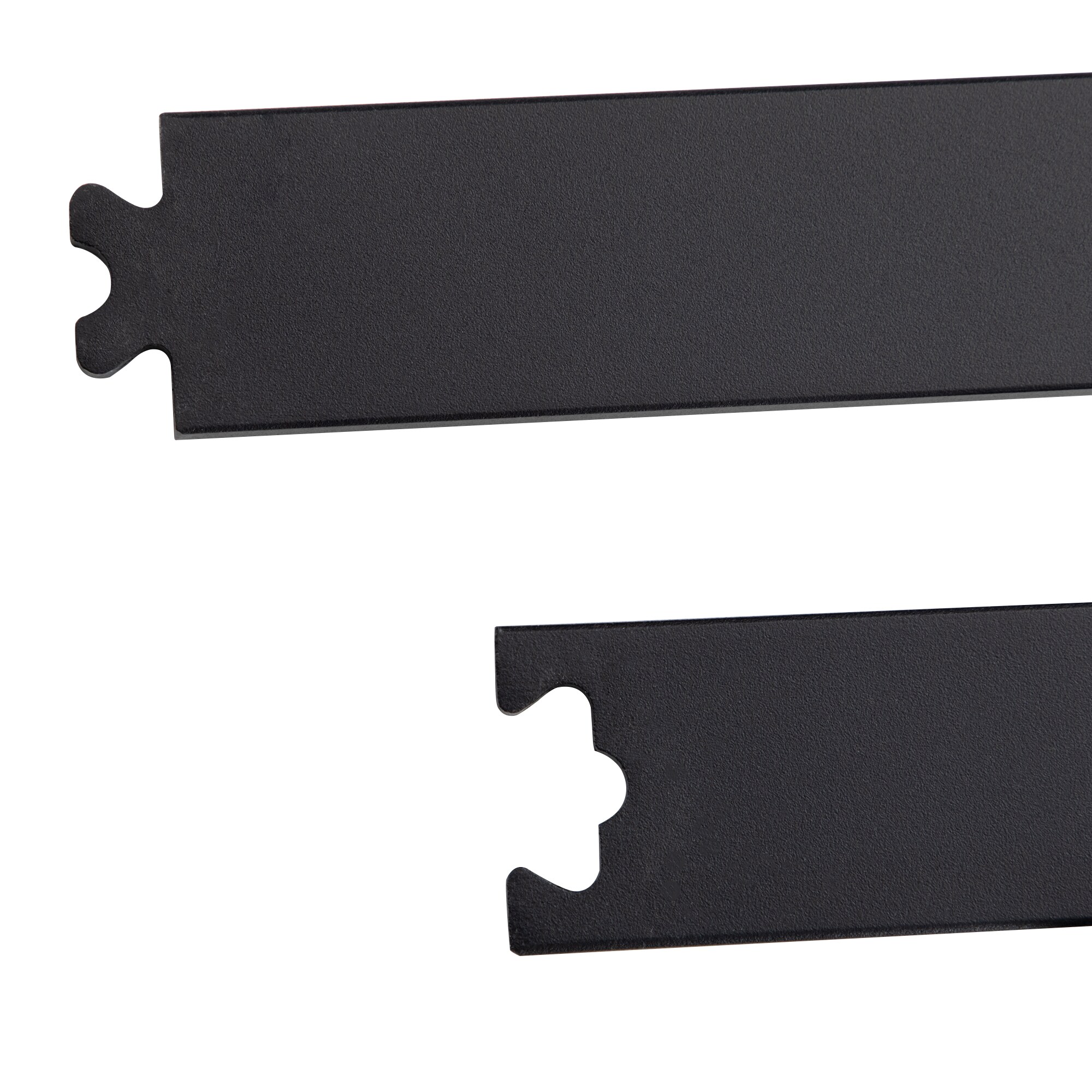 HOMCOM Schiebetürsystem mit Schrauben schwarz 200L x 40B x 0,6H cm