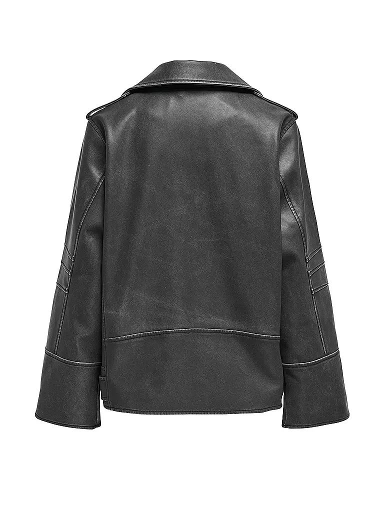 ONLY Jacke in Lederoptik ONLMINA schwarz