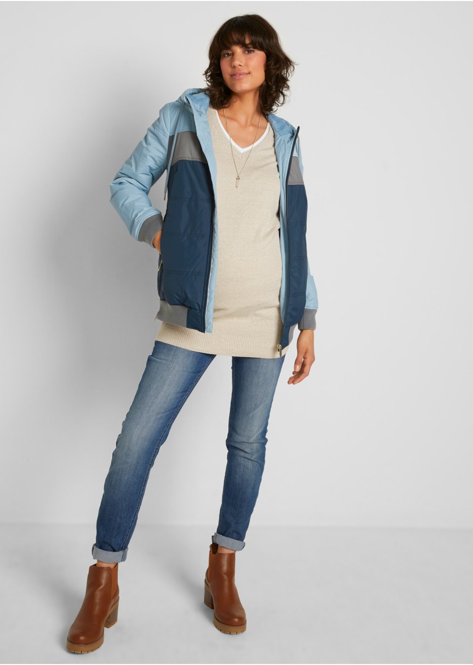 Veste de grossesse et de portage avec polyester recyclé