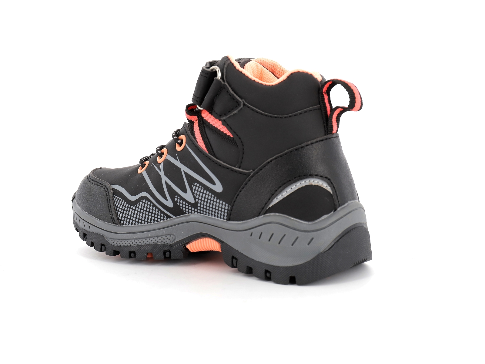 F brand-B337273 Matières combinées Noir Orange