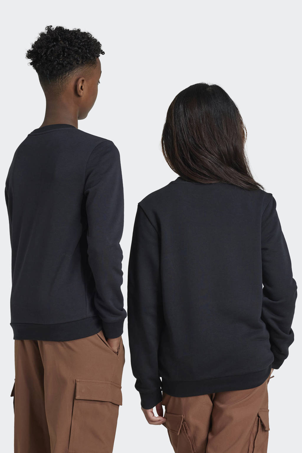 adidas sweater Trefoil zwart