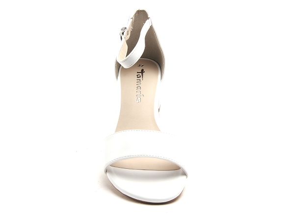 Tamaris nu pieds talons femme 28295 20 blanc