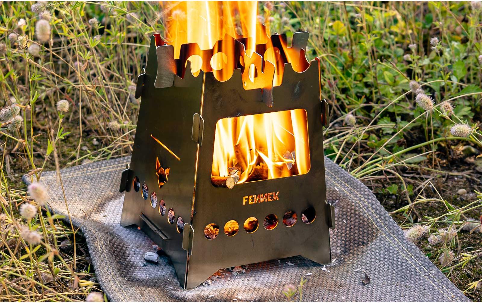Campingkocher Hobo Basic, EdelstahlMultifunktionaler Kocher und Grill