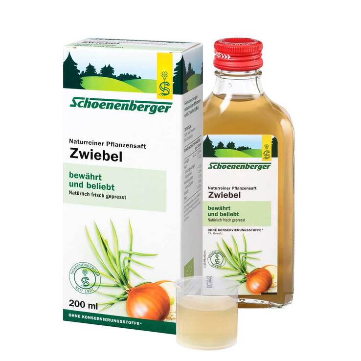 Zwiebelsaft naturrein Schoenenberger, 200 ml