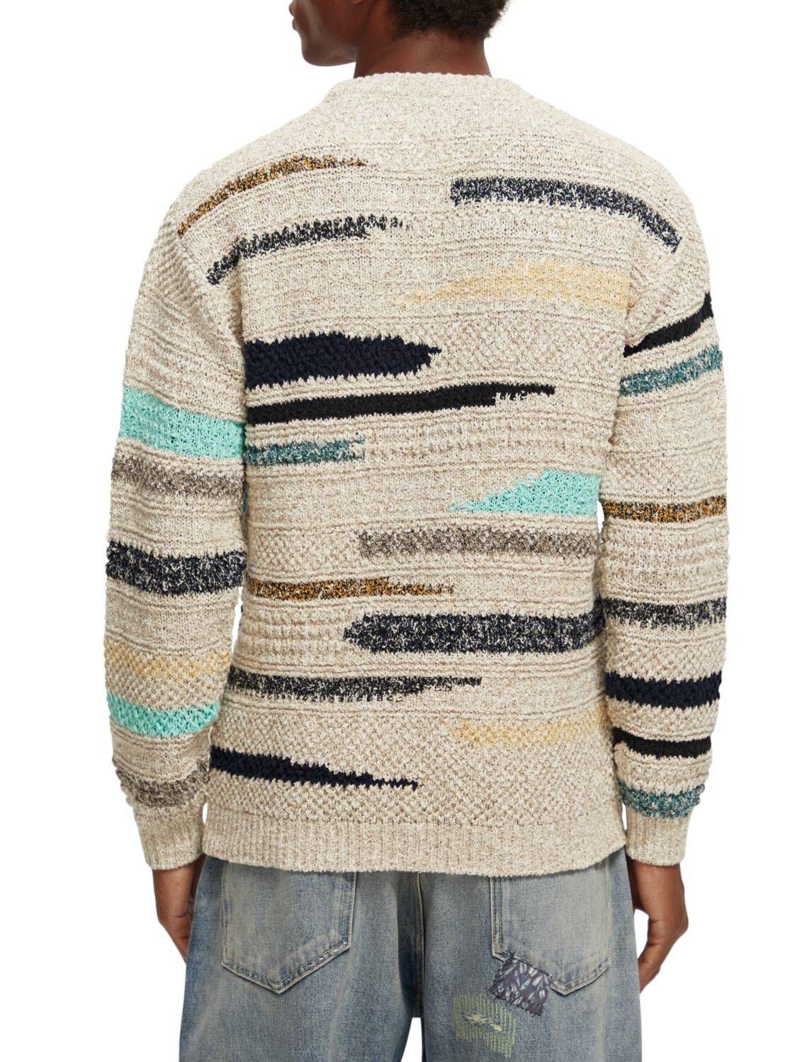 Scotch & Soda| Herren Strickpullover MELANGE JACQUARD