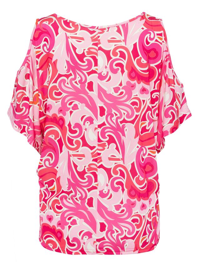 Blusenshirt Floral-Paisley