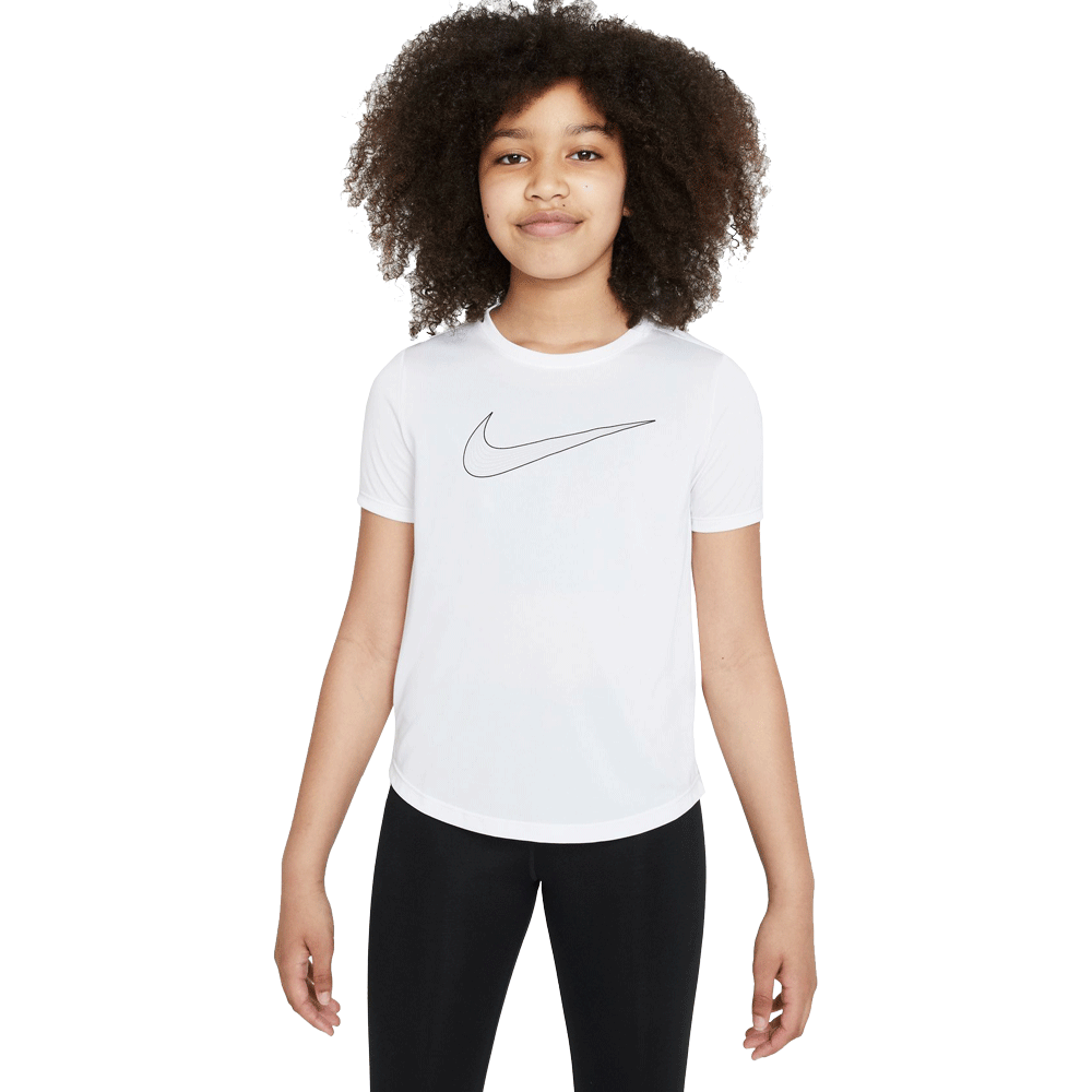 Nike One T-Shirt Mädchen weiß