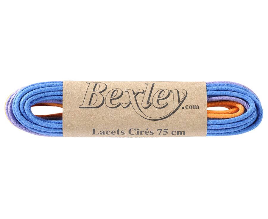 3 paires de lacets pour chaussures ville - Parme, Bleu et Orange