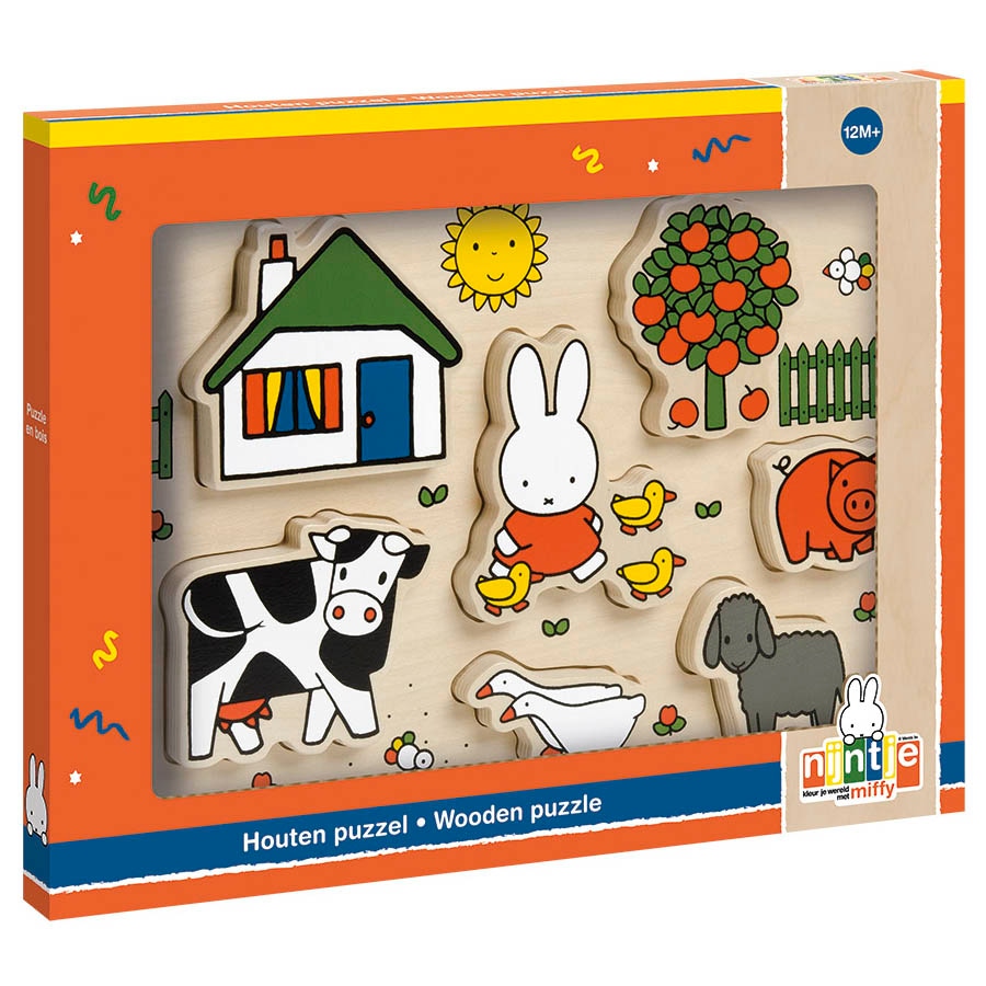 Nijntje houten puzzel multi