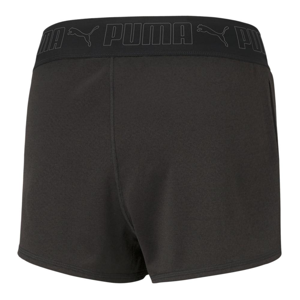 Puma Short Noir Femme Puma Train Puma Elastic 3