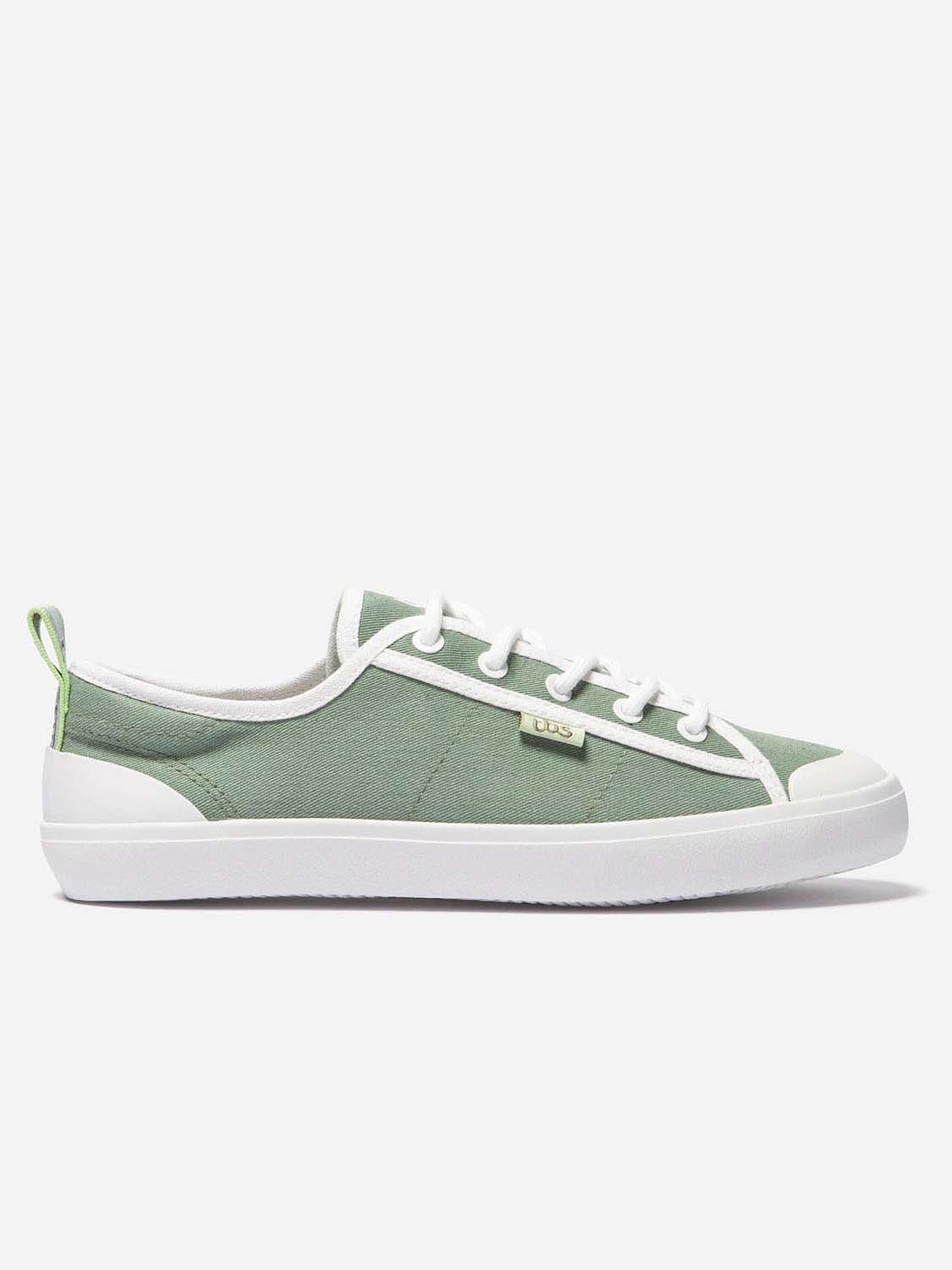 Tennis Femme Toile de Coton Recyclé Sauge