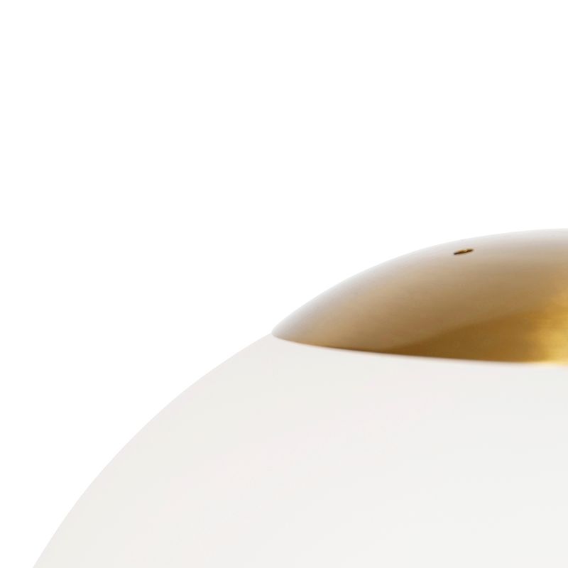 Smart Scandinavische hanglamp goud met opaal glas 40cm incl. Wifi A60 - Ball 40
