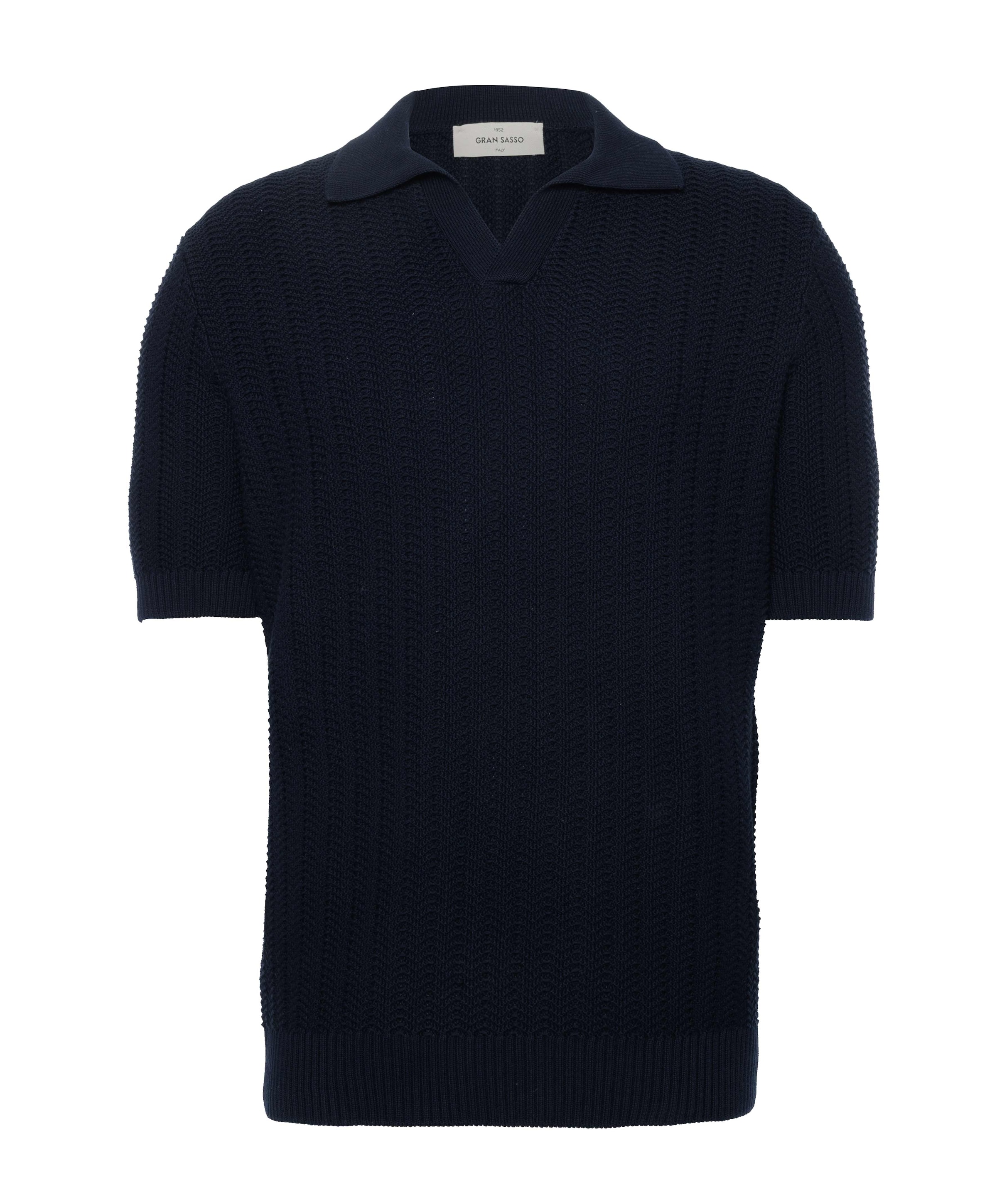 Gran Sasso Heren polo blauw