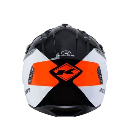 Casque trial Kenny MILES - GRAPHIC 2025 - Noir / Orange