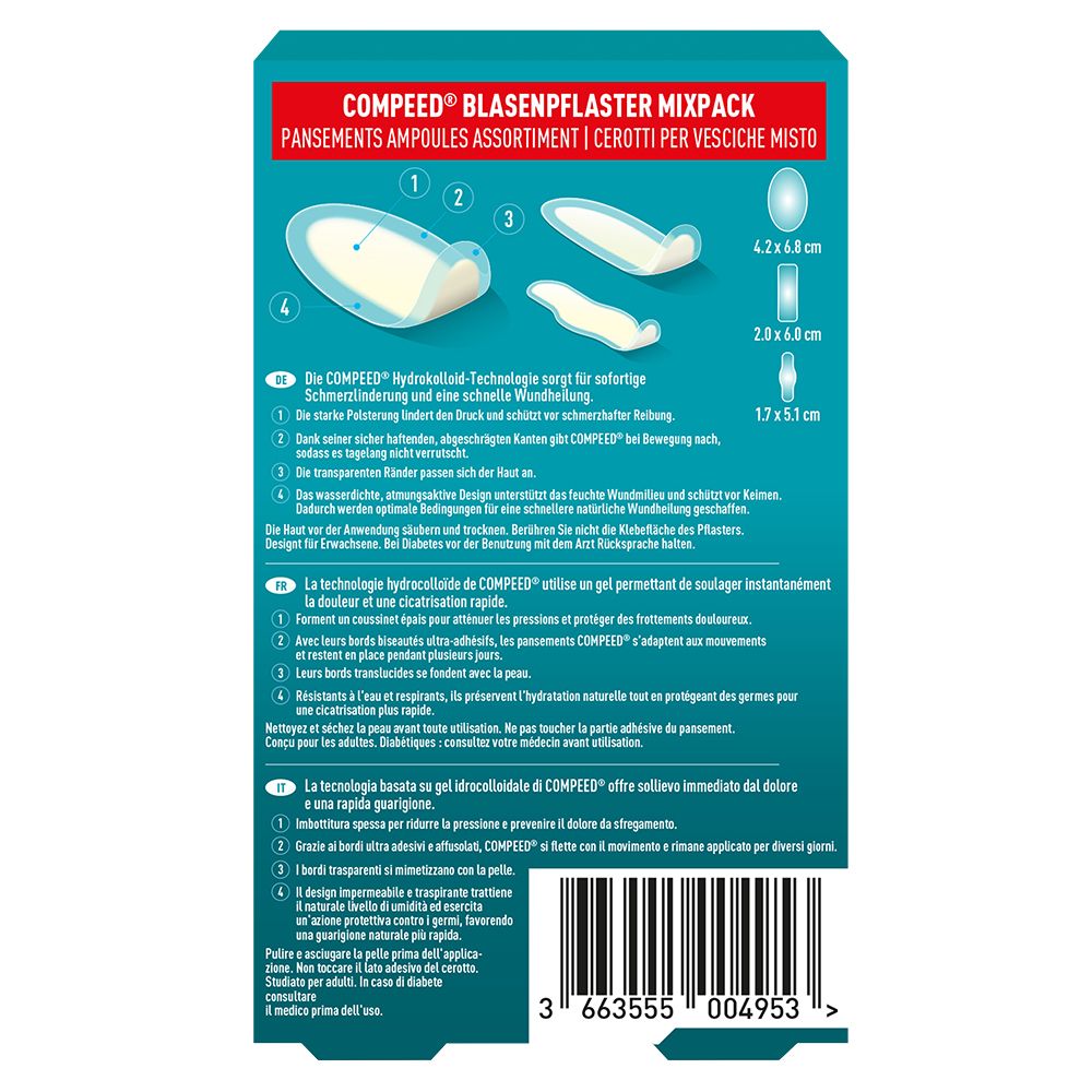Compeed® Blasenpflaster Mixpack